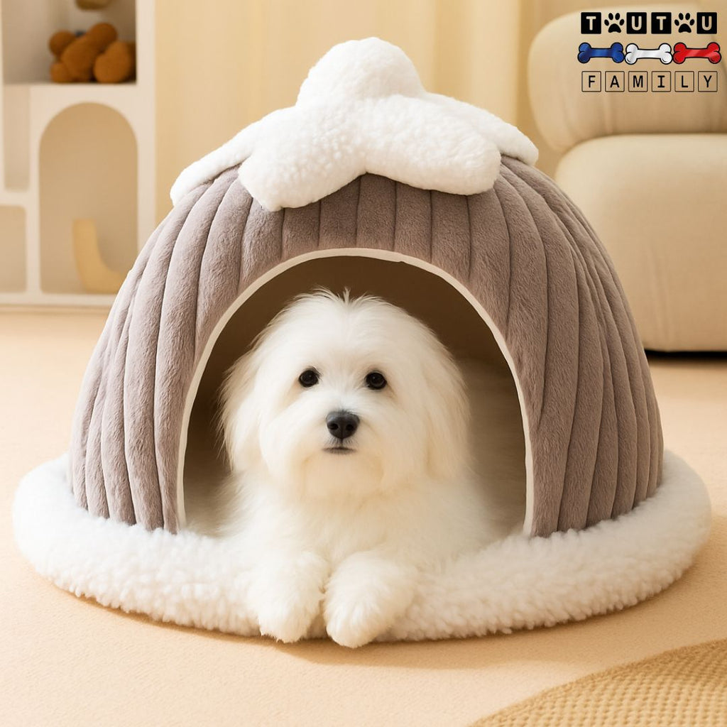 Niche interieur pour chien - GrotteToutou™