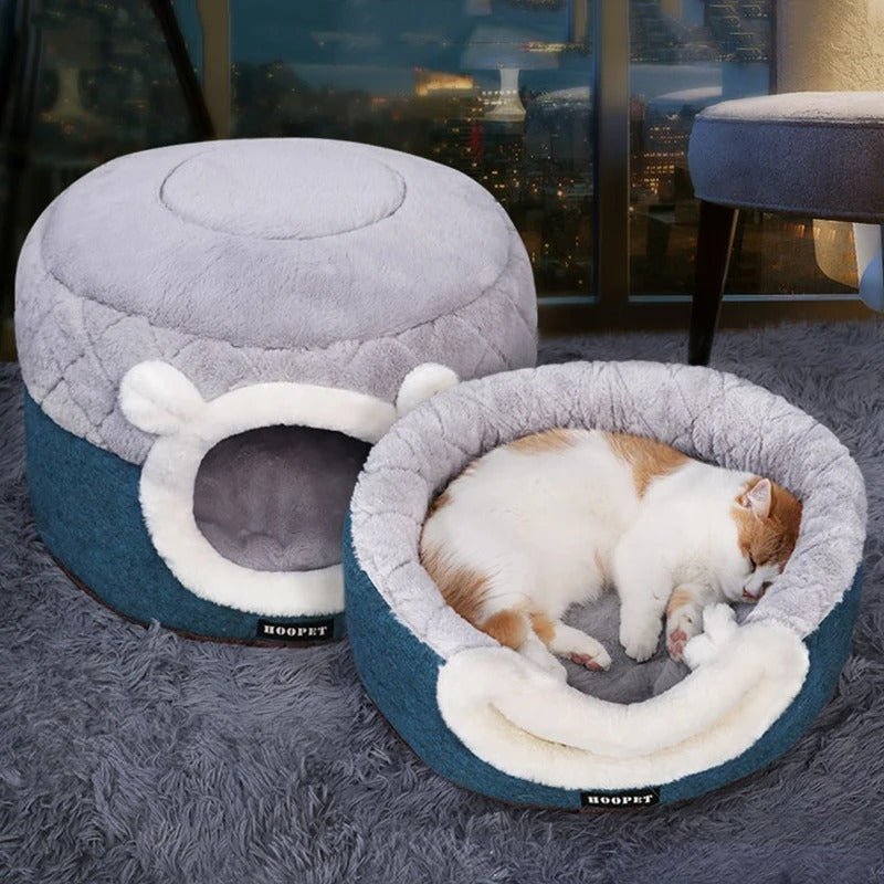 pouf chat niche