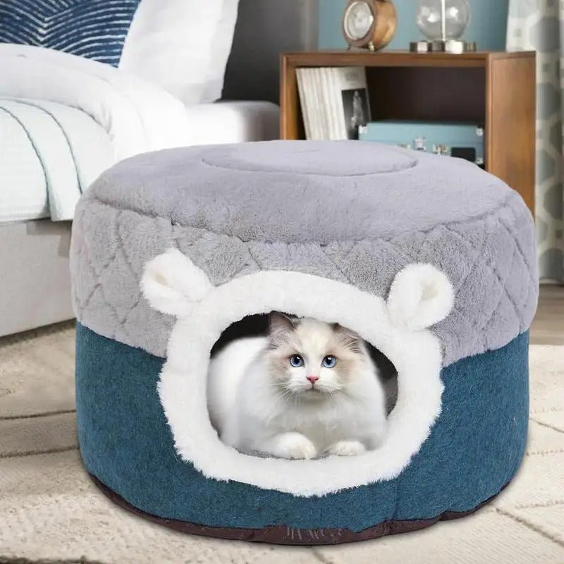 pouf chat niche