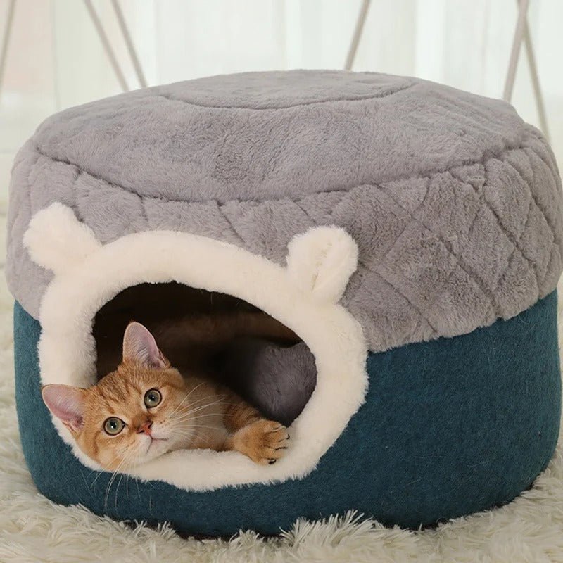 pouf chat niche