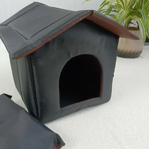 niche-pour-chat-extérieur-coussin