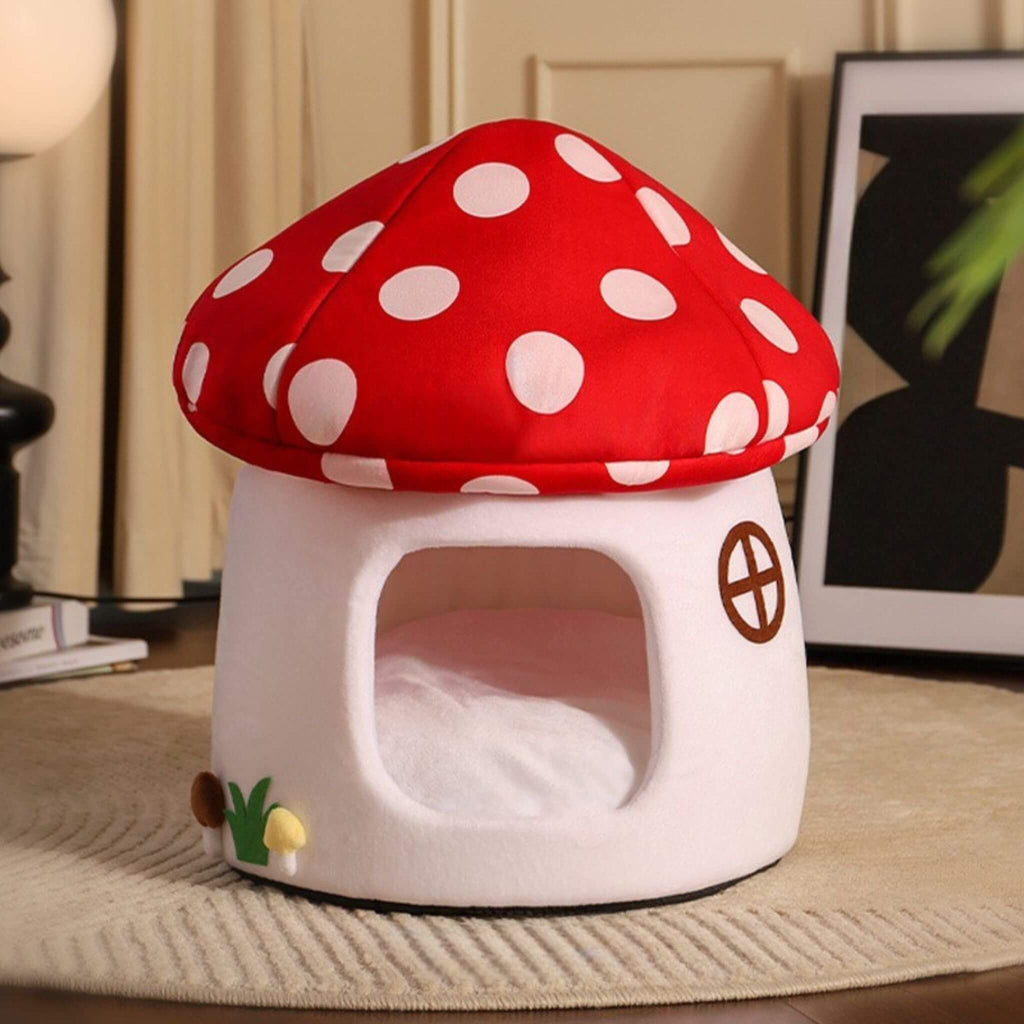 Niche pour chat intérieur Champignon