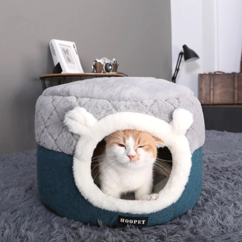pouf chat niche