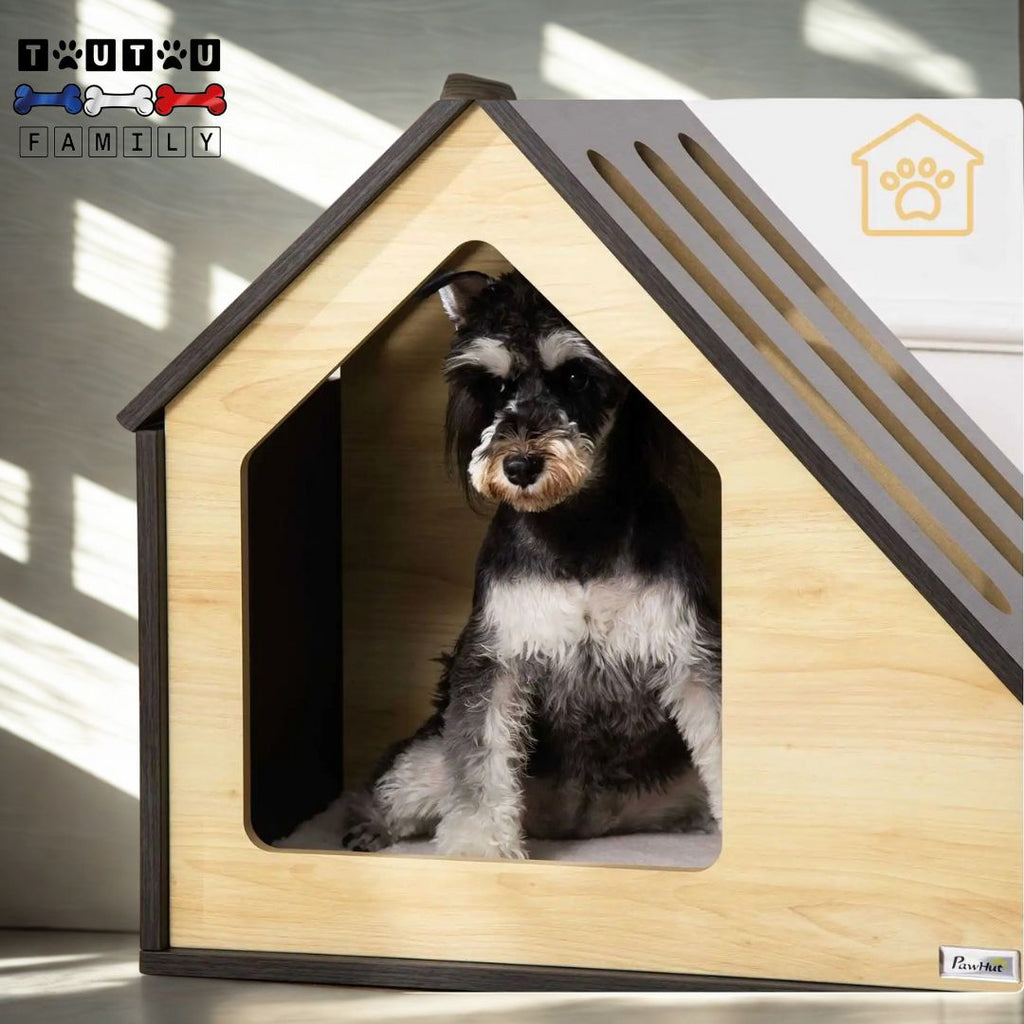 Niche pour chien intérieur design - BoisToutou™