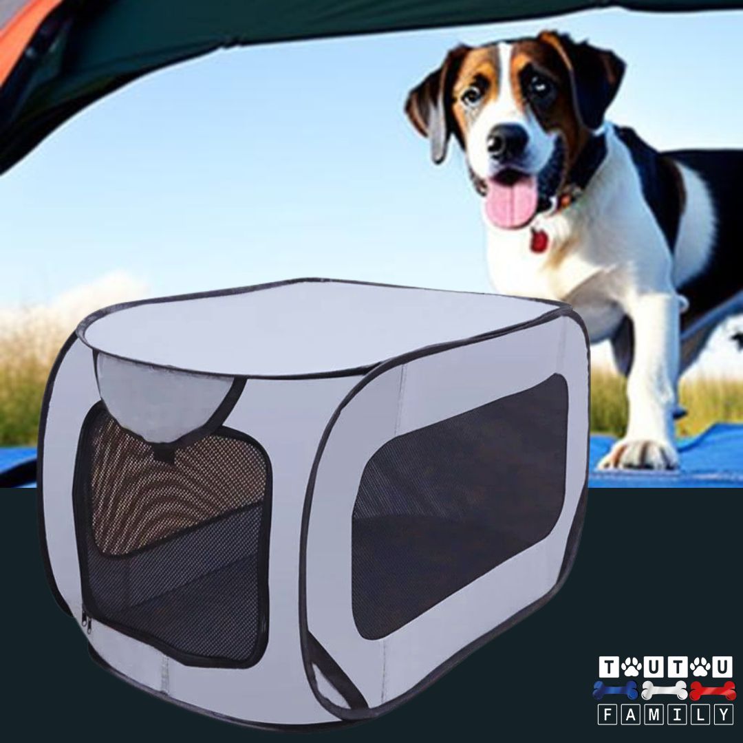 niche-chien-interieur-exterieur-nomade-transport-bleu-pour-chien-de-petite-à-moyenne-taille