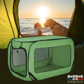 niche-chien-interieur-exterieur-nomade-camping-voiture-maison-vert