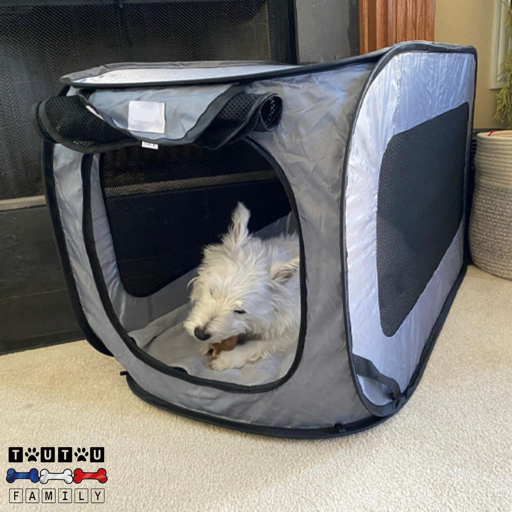Niche pour chien pliable - NomadeToutou™