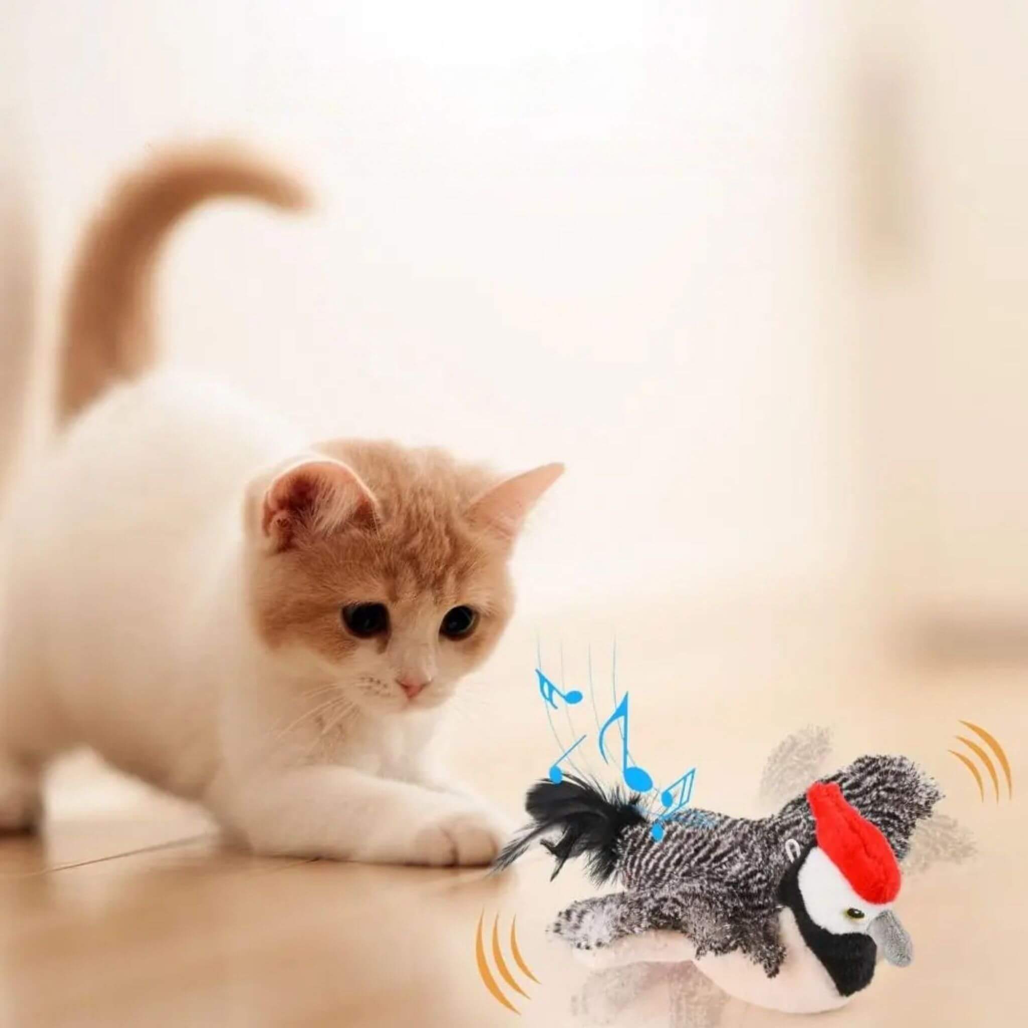 oiseau interactif pour chat | Pic’ à Jouer