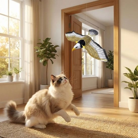 Oiseau Volant pour Chat | Prédateur Aérien