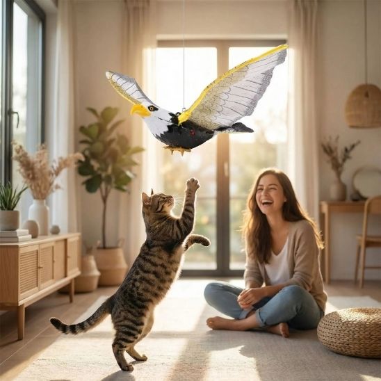 Oiseau Volant pour Chat | Prédateur Aérien