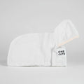 Oscar et Plume serviette blanche à capuche en microfibre ultra douce serviette absorbante pour chien