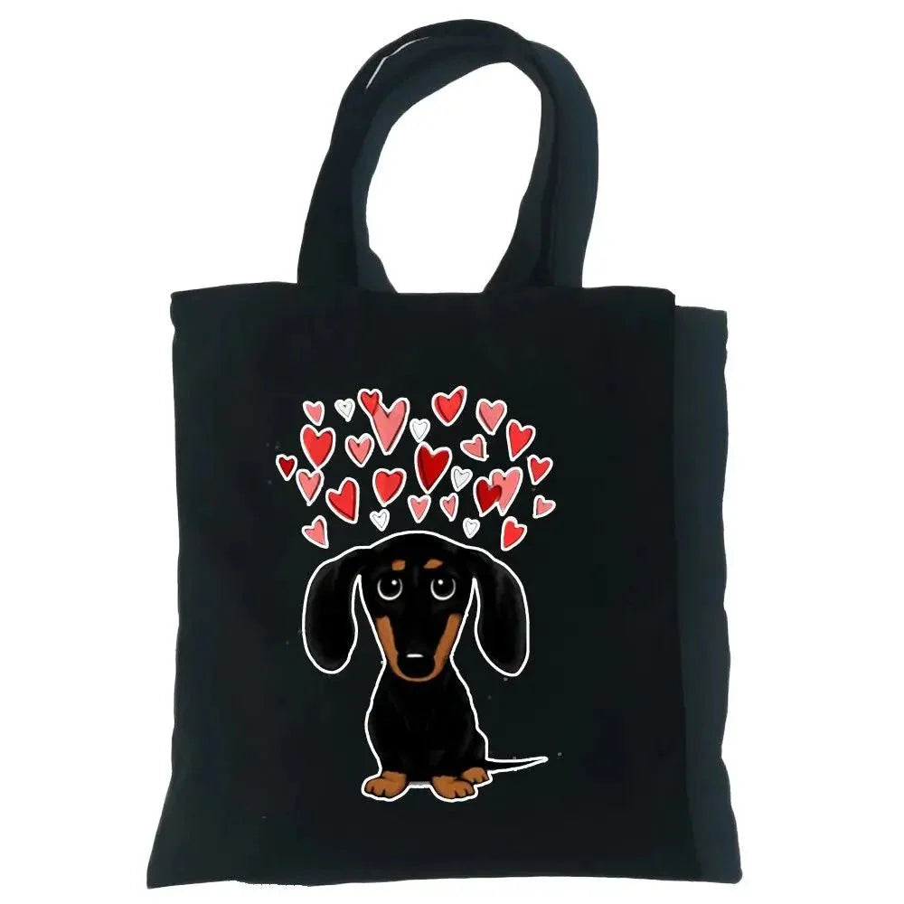 Sac en toile Teckel Oscar et Plume 9