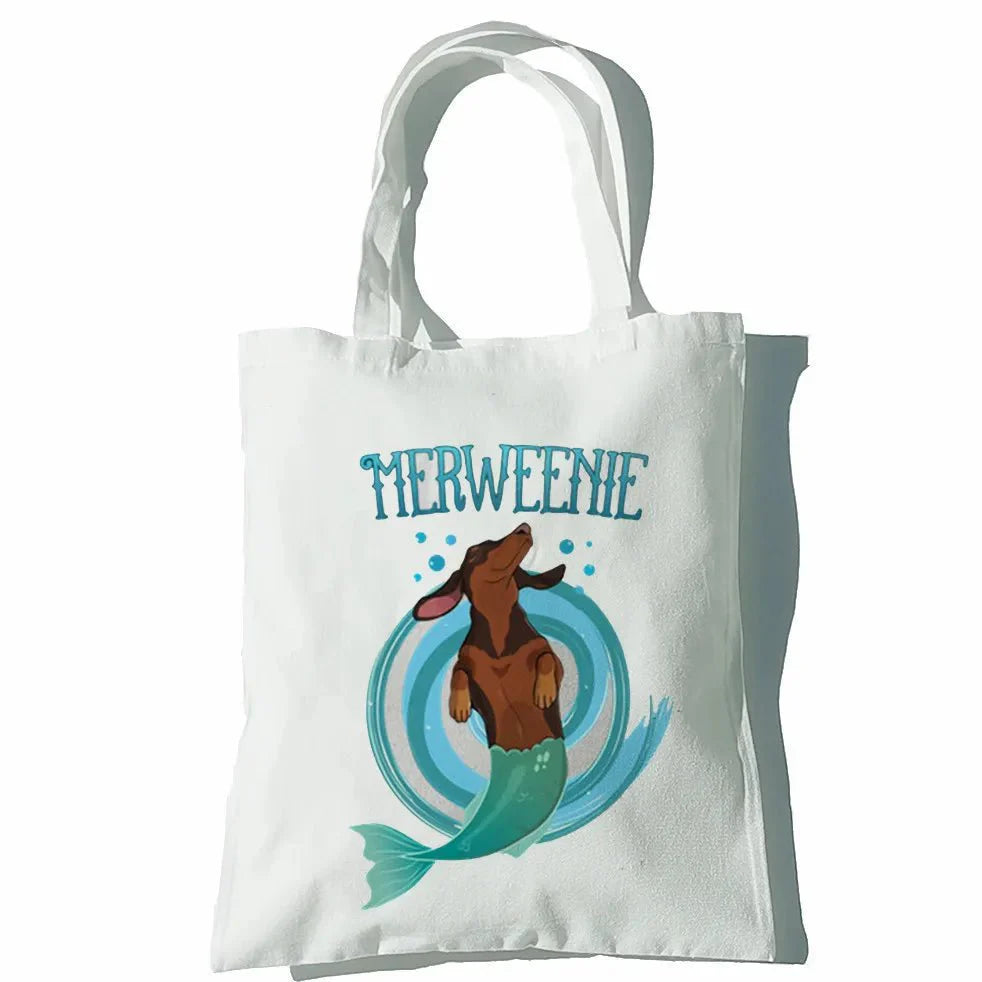 Sac en toile Teckel Oscar et Plume 8