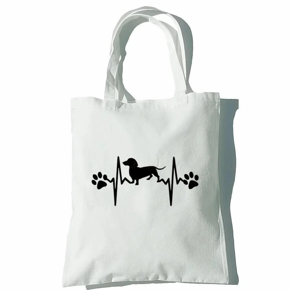 Sac en toile Teckel Oscar et Plume 5