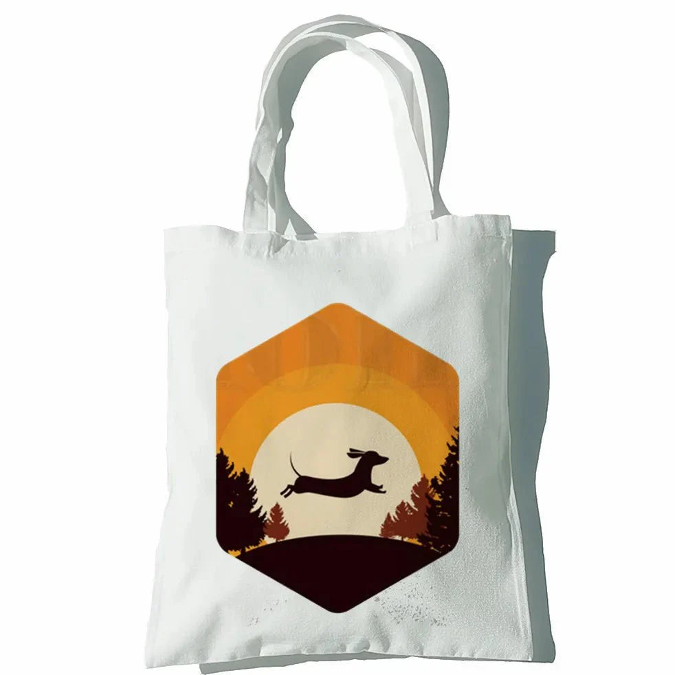 Sac en toile Teckel Oscar et Plume 10