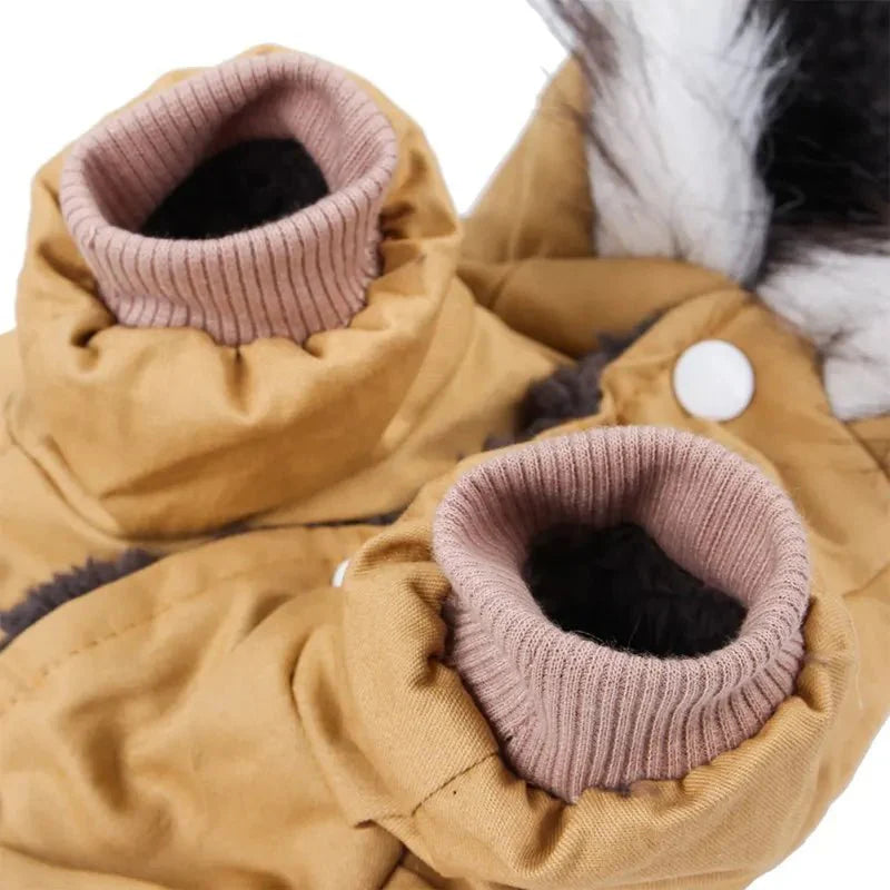 Manteau À Capuche Coupe-Vent Pour Petit Et Moyen Chien