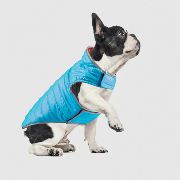 Doudoune Réversible Avec Bande Réfléchissante Pour Chien