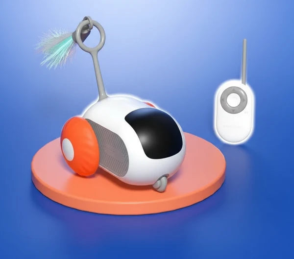 Voiture interactive rechargeable Oscar et Plume Orange