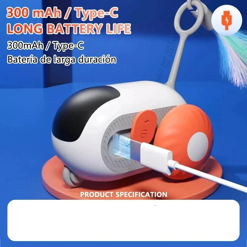 Voiture Télécommandée Intelligente Pour Chat - Jouet Rechargeable