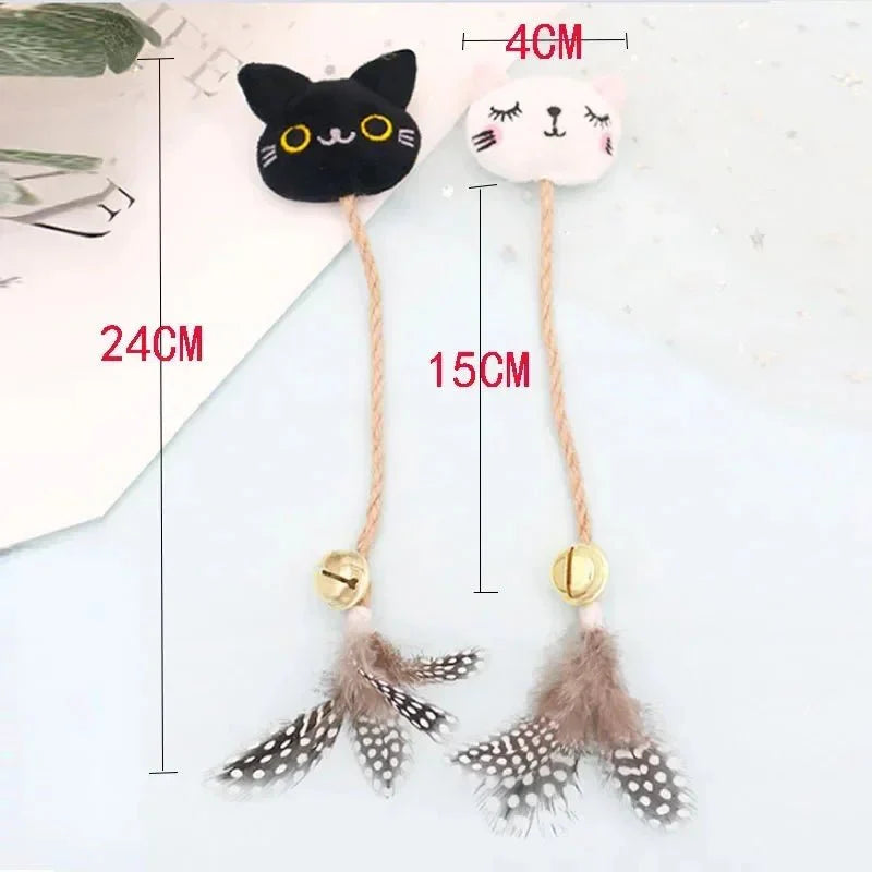 Jouet Avec Plume Et Clochette Pour Chat