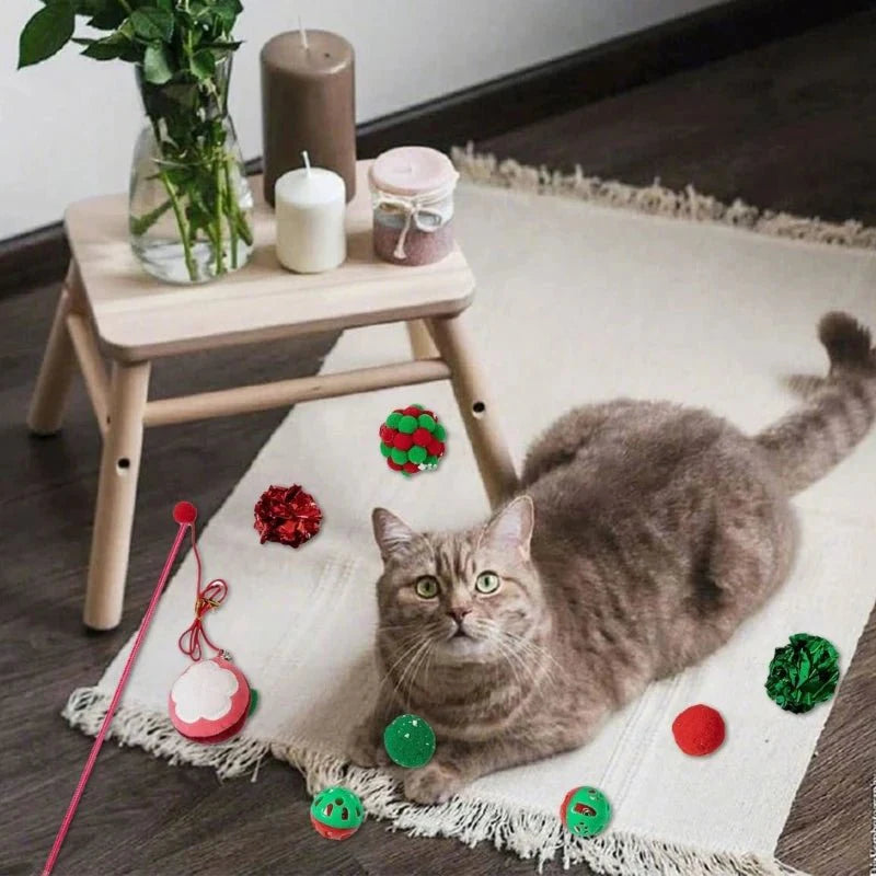 Chaussette garnie de Nöel pour chat