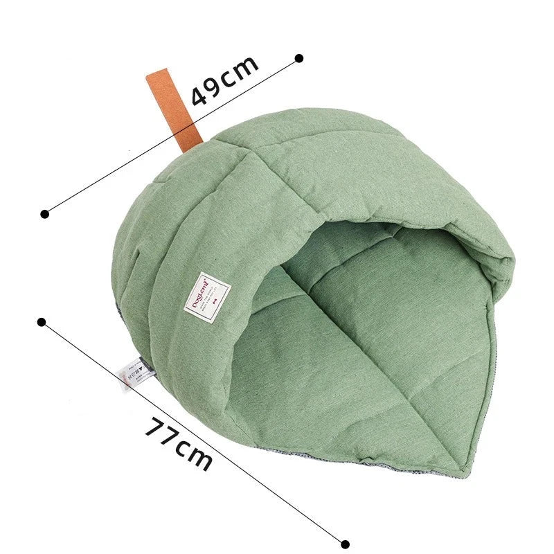 Sac de couchage pour chat chaud et douillet – nid hivernal confortable