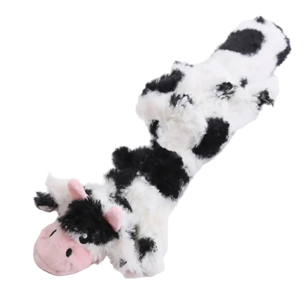 Jouet sonore avec réserve à friandise pour chien Oscar et Plume Vache