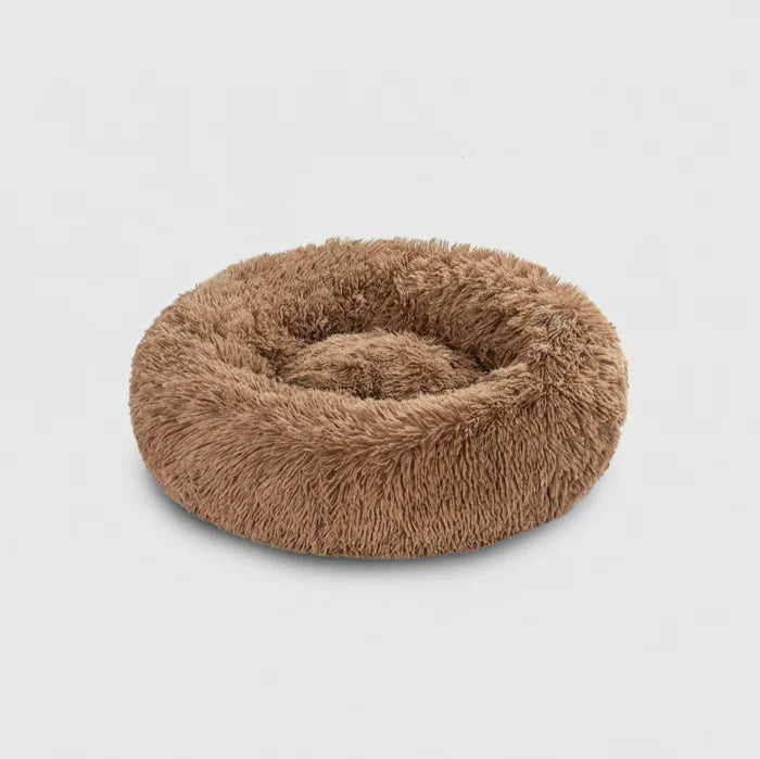 Lit moelleux déhoussable et lavable pour chien et chat Oscar et Plume Marron / XS (40 cm)