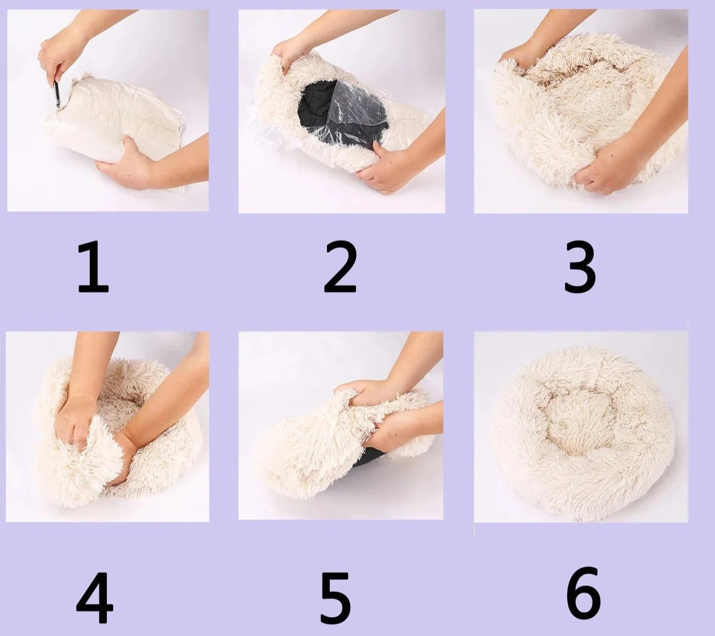Coussin déhoussable pour chien lavable - Oscar et Plume
