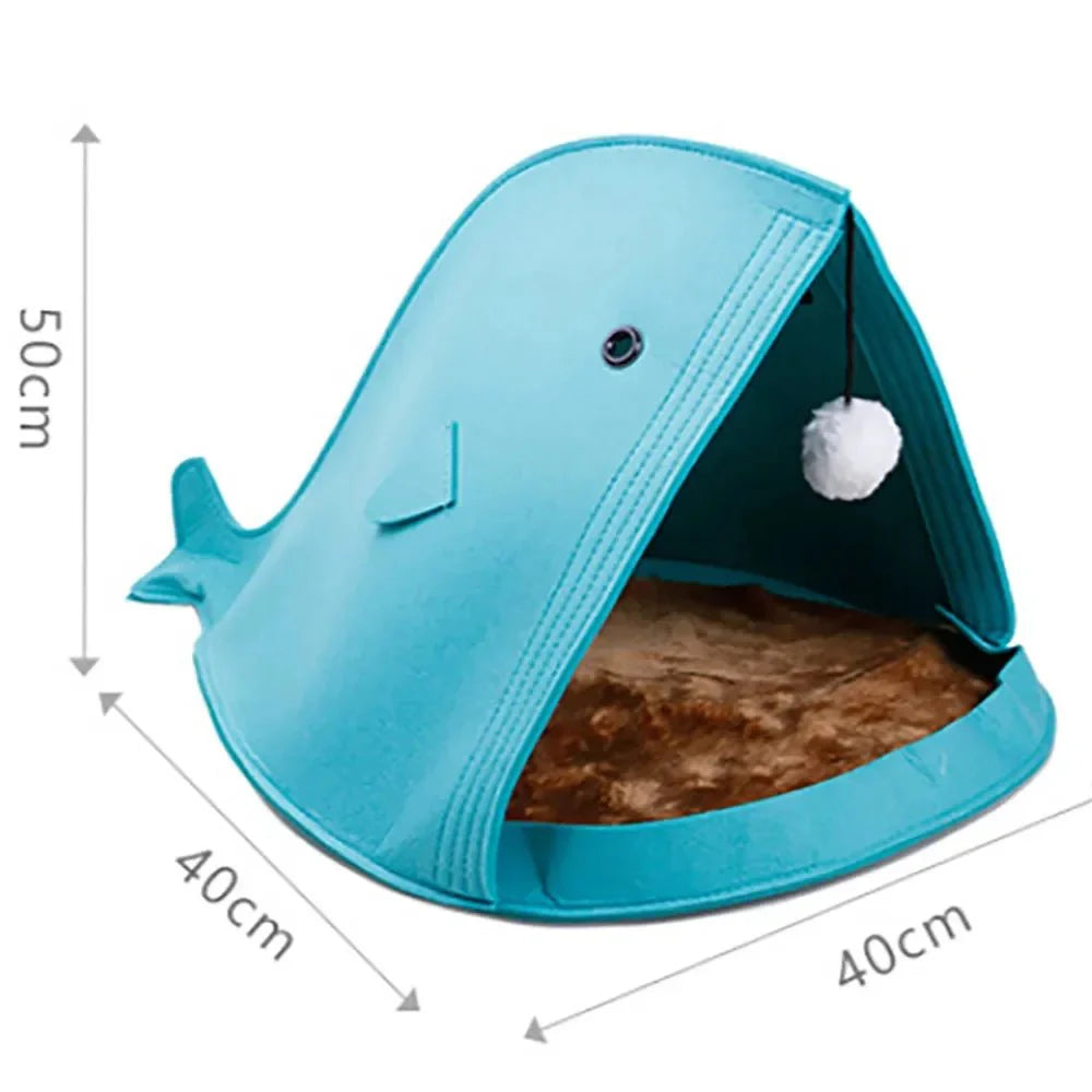 Cocon Pour Chat En Forme Baleine Ou Requin