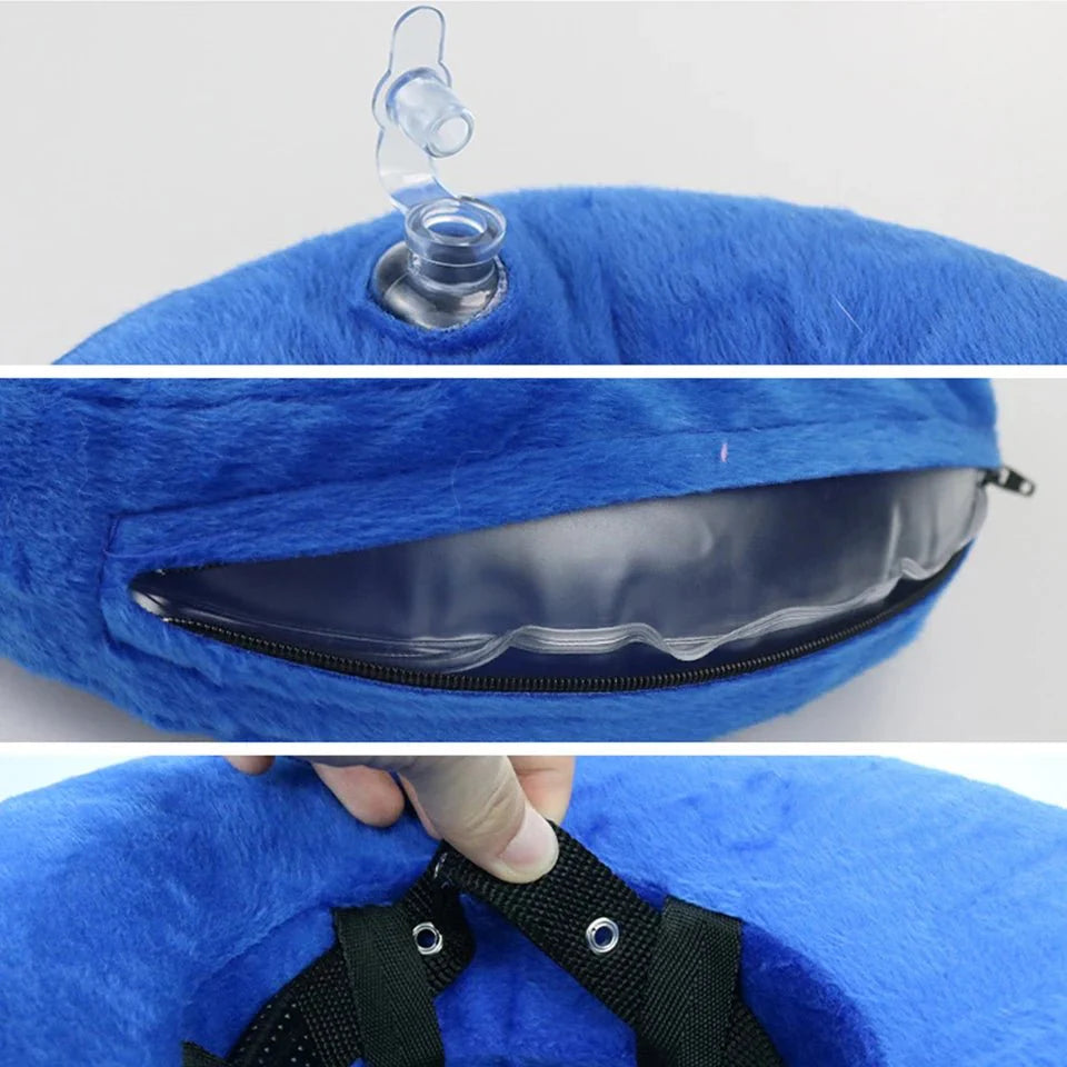 Collerette Gonflable Réglable Pour Chien Et Chat