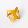 Harnais en simili cuir pour petit chien et chat Oscar et Plume Harnais jaune / XS