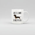 Mug en céramique Teckel Oscar et Plume Modèle 1