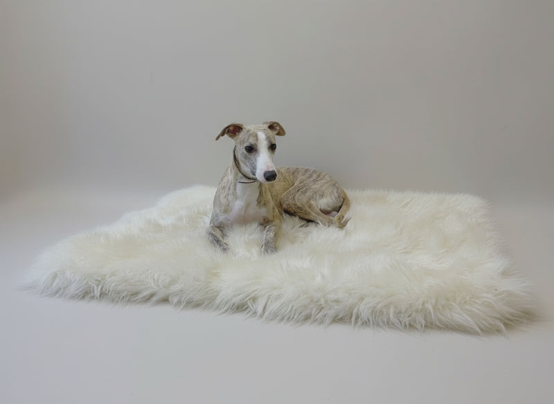 Tapis Luxe En Peau De Mouton Pour Chien