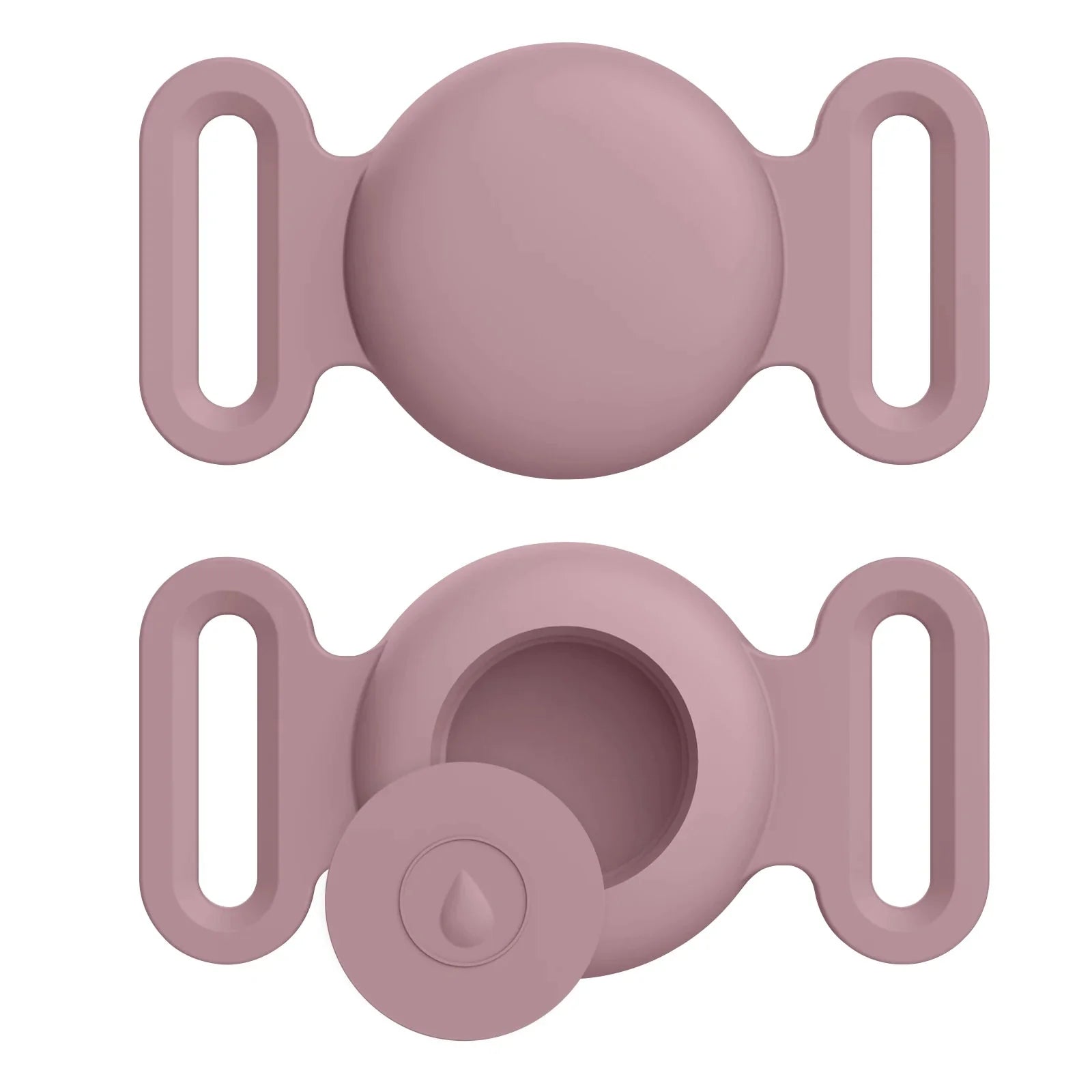 Housse en Silicone pour Apple Airtag et Collier GPS Oscar et Plume Smoky purple / M