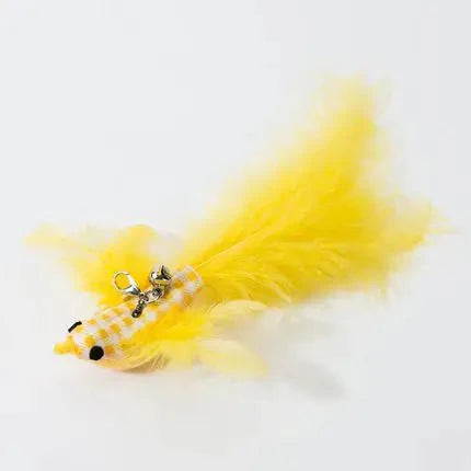 Baguette avec attache ventouse + oiseau, plume, insecte Oscar et Plume Modèle 27