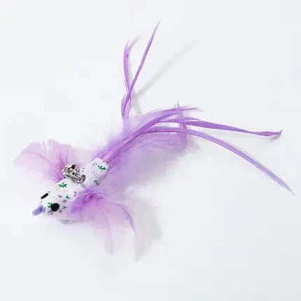 Baguette avec attache ventouse + oiseau, plume, insecte Oscar et Plume Modèle 28