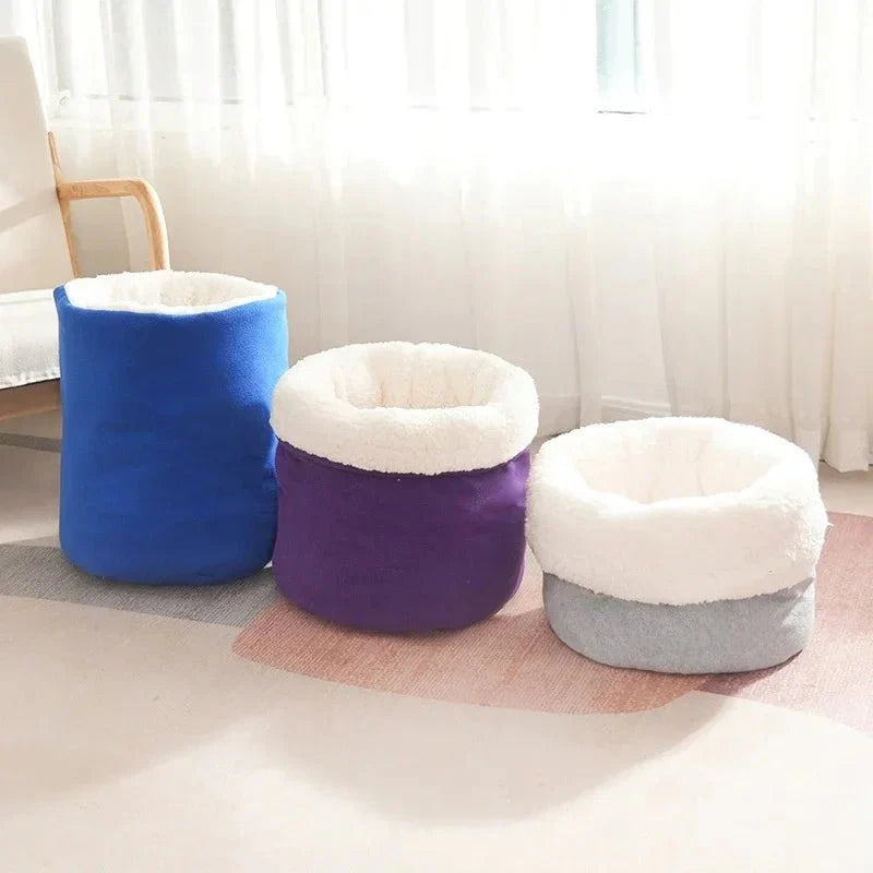 Sac De Couchage Pour Chat Façon Polaire