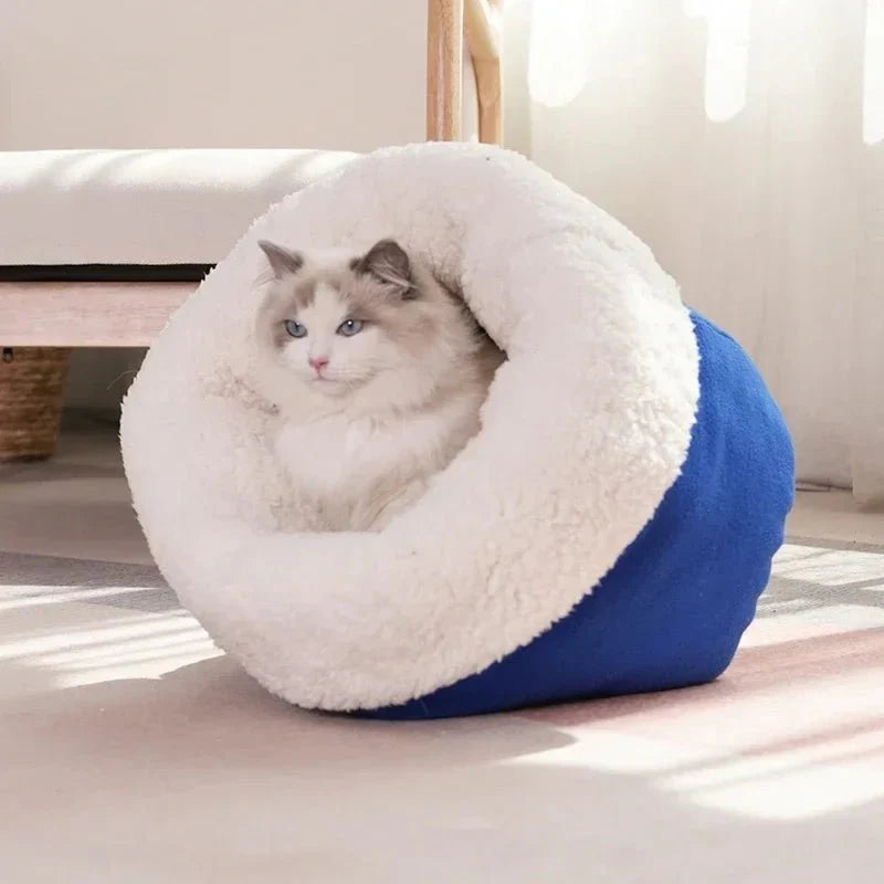 Sac De Couchage Pour Chat Façon Polaire