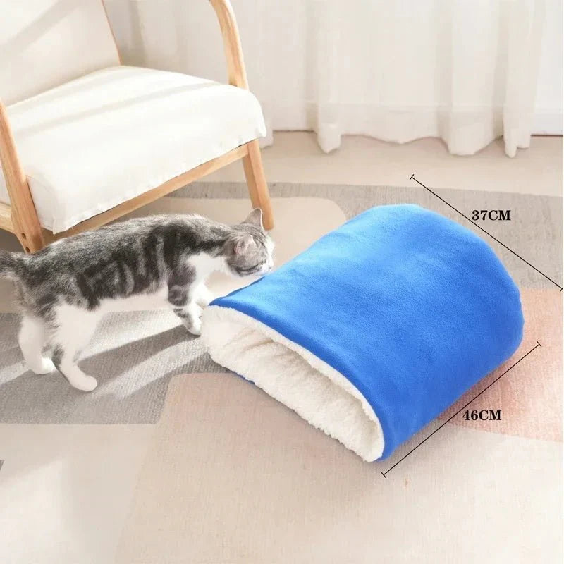 Sac De Couchage Pour Chat Façon Polaire