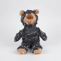 Ours en peluche résistant chien Oscar et Plume avec une texture douce et durable pour les jeux actifs