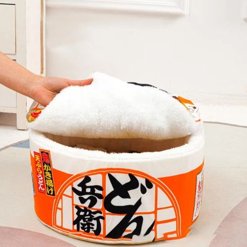 niche-pour-chat-orange-ramen