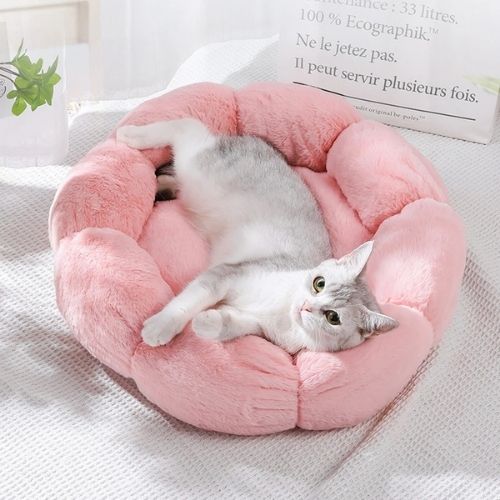 panier-chat-original-fleur-rose-tendre