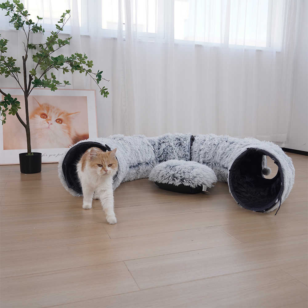 panier chat tunnel