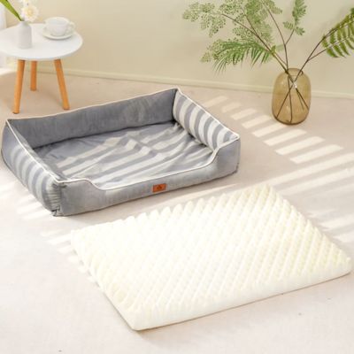 Panier chien de luxe gris foncé