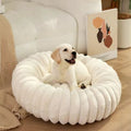 COUSSIN CHIEN BLANC COSYPAW™ – LIT ROND DOUX ET APAISANT