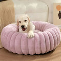 COUSSIN CHIEN MAUVE COSYPAW™ – LIT ROND APAISANT ET CONFORTABLE