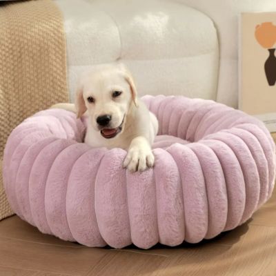COUSSIN CHIEN MAUVE COSYPAW™ – LIT ROND APAISANT ET CONFORTABLE