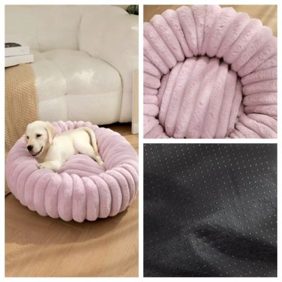 COUSSIN CHIEN MAUVE COSYPAW™ – LIT ROND APAISANT ET CONFORTABLE