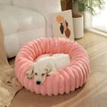 PANIER CHIEN COSYPAW™ ROSE – CONFORT MOELLEUX ET APAISANT